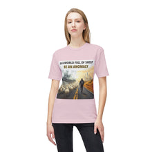 Load image into Gallery viewer, In A World Full Of Sheep Be An An0maly T-Shirt - Made In The USA!