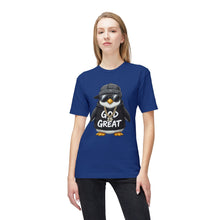 Load image into Gallery viewer, God Is Great Penguin T-Shirt - Made In USA!
