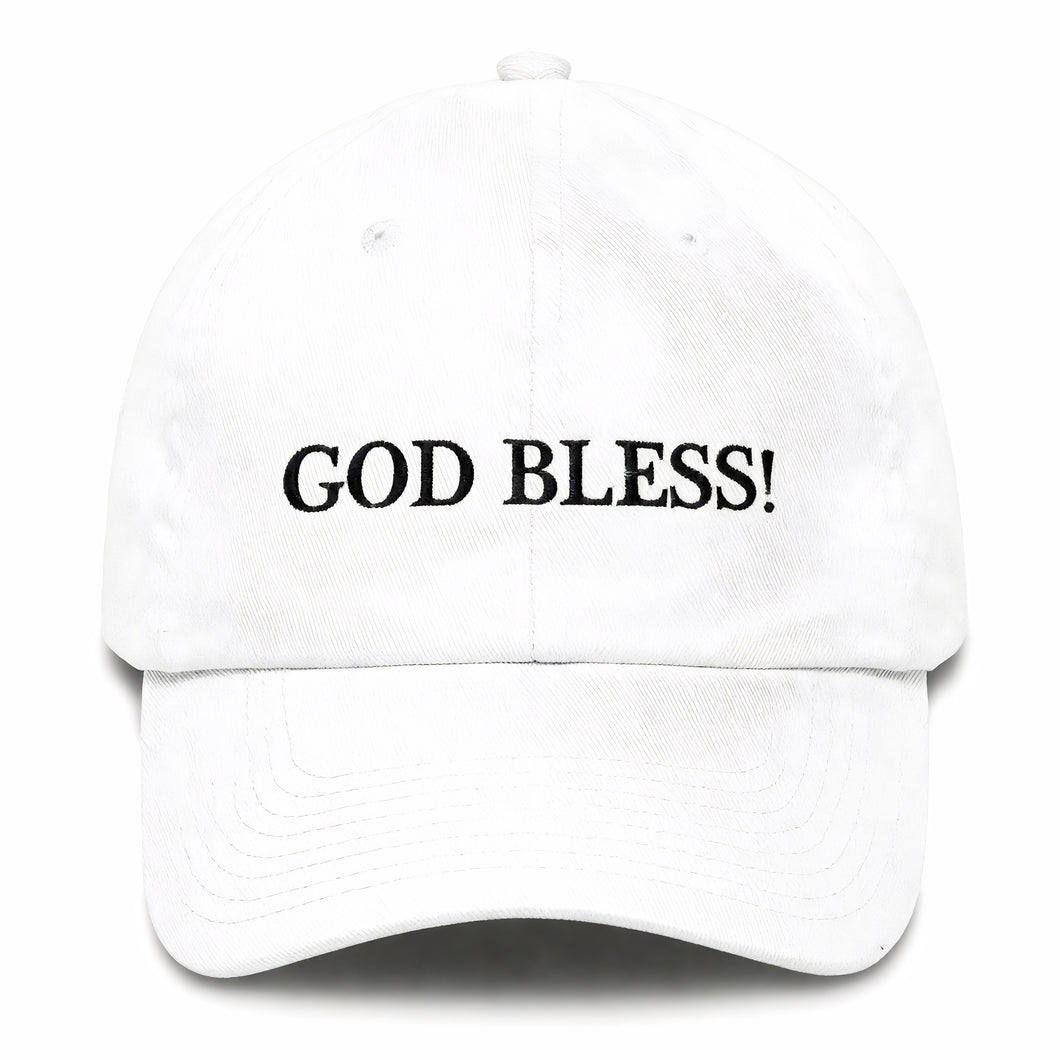 God Bless! White Hat [PRE-ORDER] [LIMITED EDITION] [MADE IN USA]