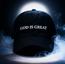Load image into Gallery viewer, God Is Great Black Hat [PRE-ORDER] [LIMITED EDITION] [MADE IN USA]
