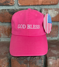 Load image into Gallery viewer, Pink God Bless! Hat
